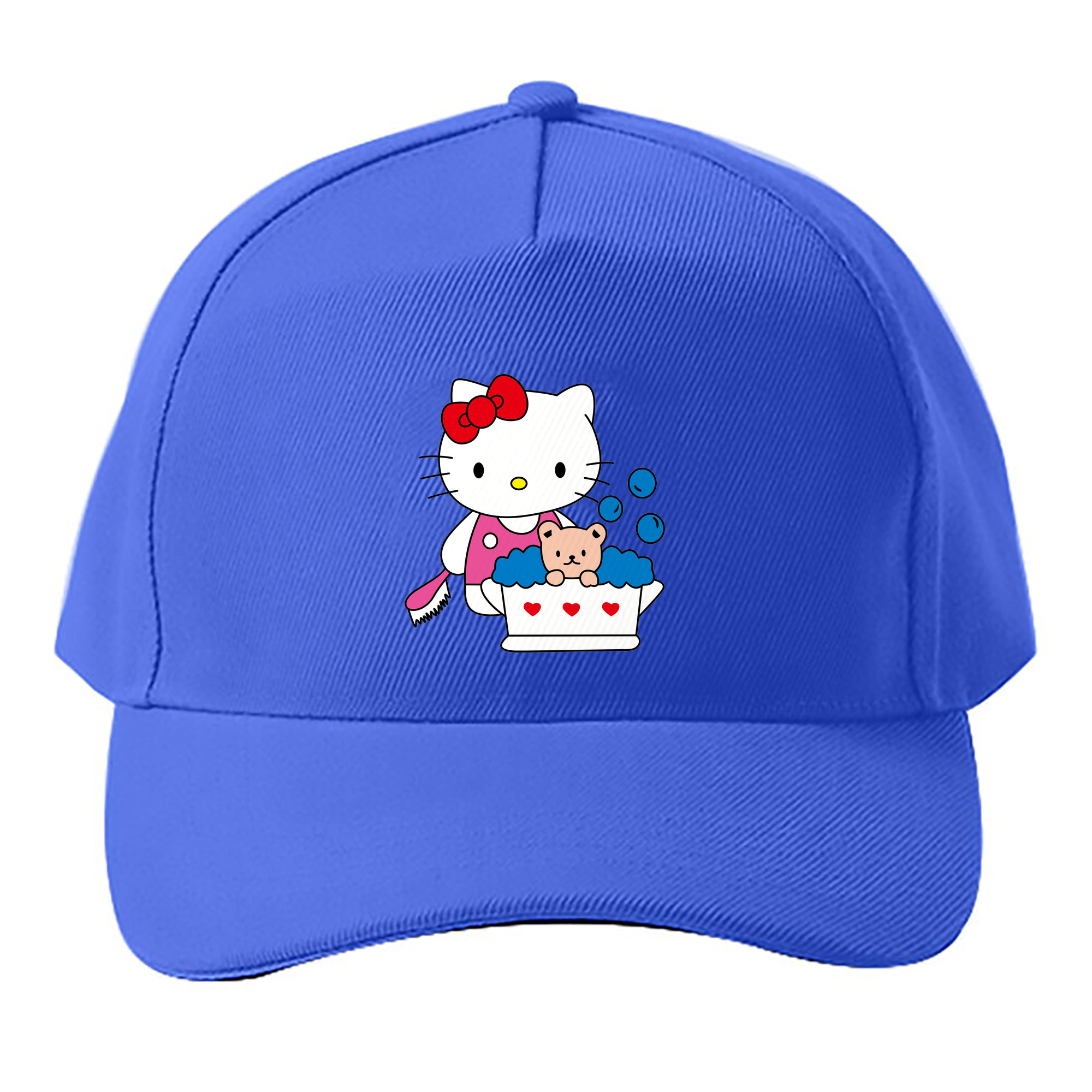 （画像用） Hello Kitty ハローキティ ベースボールキャップ 綿100％ 男女兼用 帽子 スポーツ